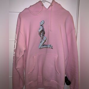 Huf medium pink hoodie